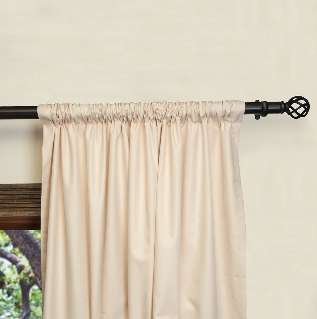 Wide Pocket Curtain Rod Installation Home Design Ideas