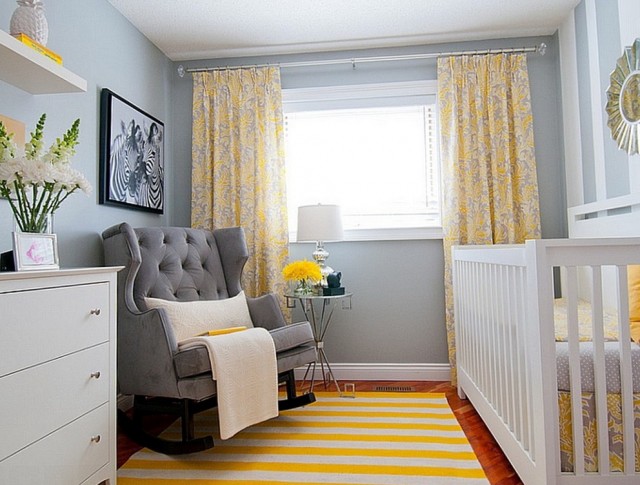 Yellow Curtains Gray Walls Yellow Curtains Gray Walls