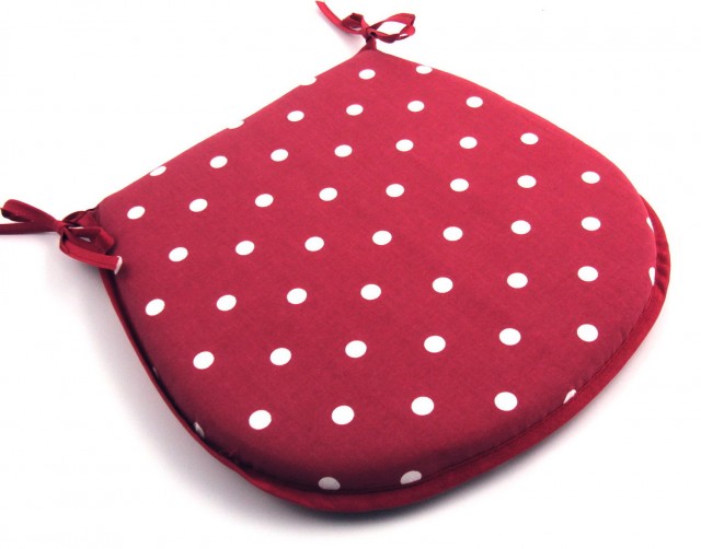Red Chair Cushions With Ties Red Chair Cushions With Ties