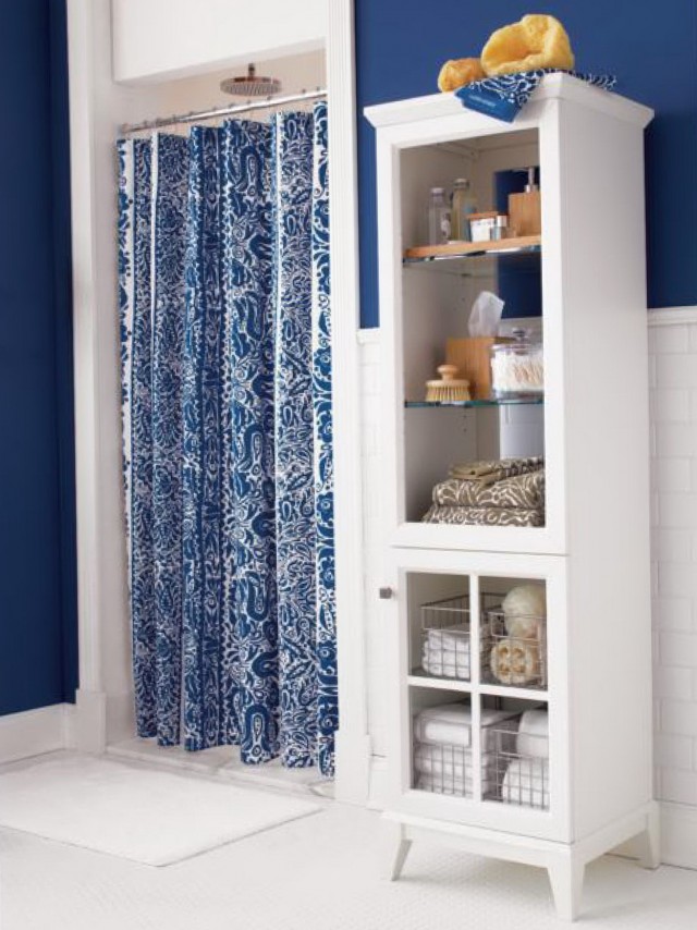 Shower Curtains Blue And White Shower Curtains Blue And White