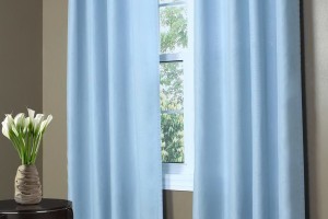 Baby Blue Blackout Curtains