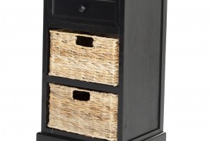 Black Side Table With Storage