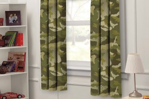 Childrens Green Blackout Curtains