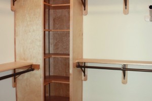 Closet Systems With Corner Shelves
