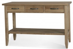 Console Table With Drawers And Shelf