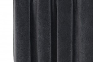 Dark Grey Velvet Curtains
