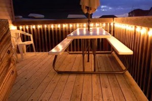 Deck Railing Lighting Ideas