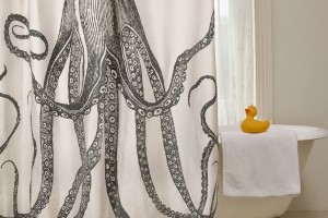 Diy Shower Curtain Art