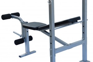 Flat Weight Bench With Rack
