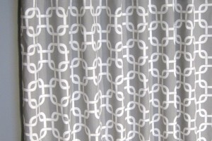 Geometric Pattern Curtain Panels
