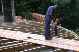 Installing Deck Boards On A 45