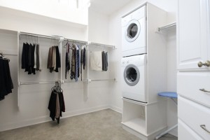 Master Bedroom Closet With Washer And Dryer