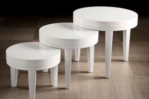 Small White Accent Table