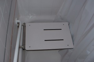Transfer Tub Bench Shower Curtain