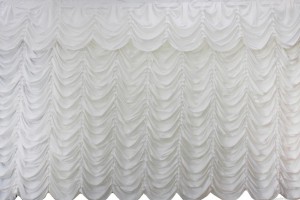 White Crushed Velvet Curtains